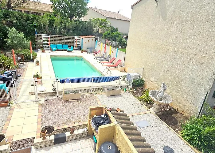 La Dolce - Charmante Maison Familiale Avec Piscine Sérignan