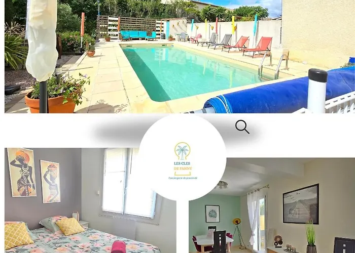 La Dolce - Charmante Maison Familiale Avec Piscine Sérignan